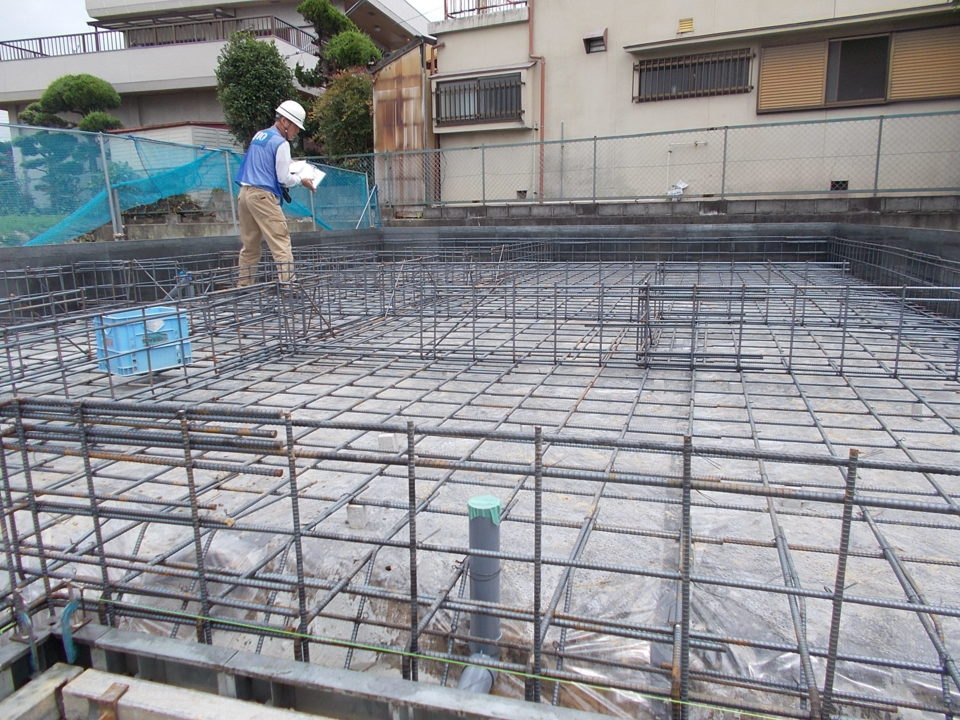 基礎工事（鉄筋工事）