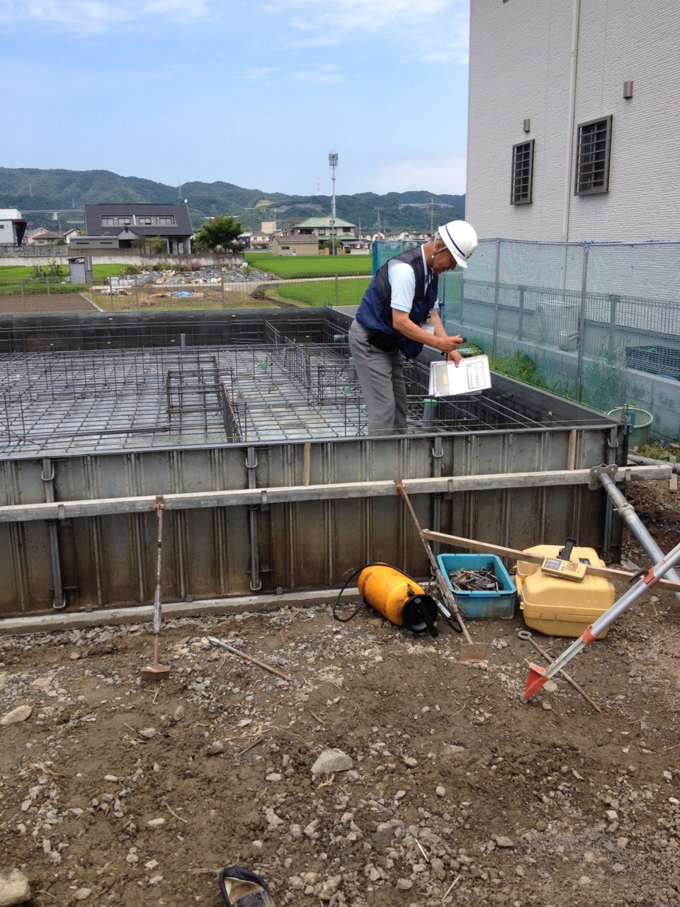 基礎工事（鉄筋工事）