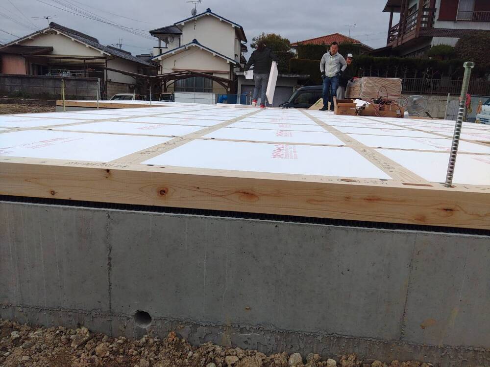 上棟前