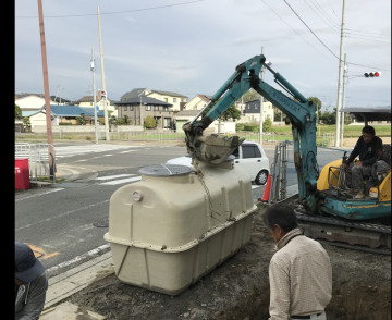 浄化槽埋設工事