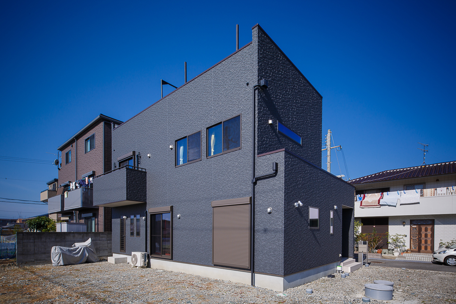 和歌山の新しい注文住宅ＭＩＲＡＩ屋上庭園